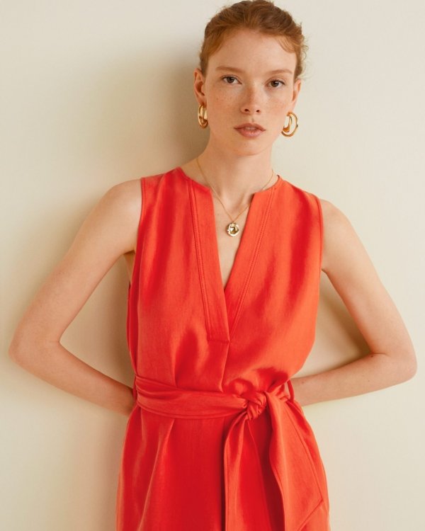 Stripe textured dress